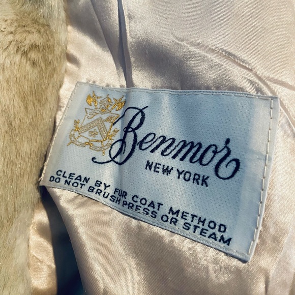 Benmor New York x Branson Vintage Faux Fur Coat w/ Lapel Collar - Picture 8 of 8